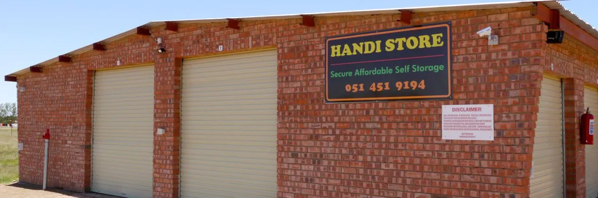 The secured perimeter at Handi Store, Bloemfontein